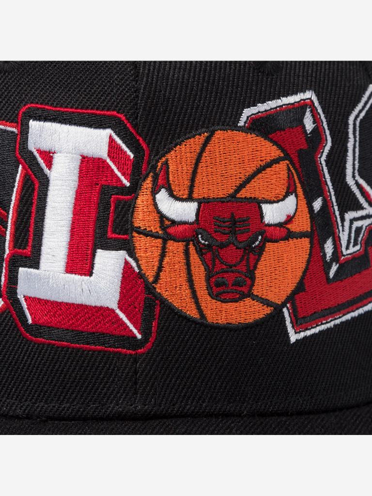 Бейсболка MITCHELL NESS HP10412-CBUBLCK Chicago Bulls NBA (черный)