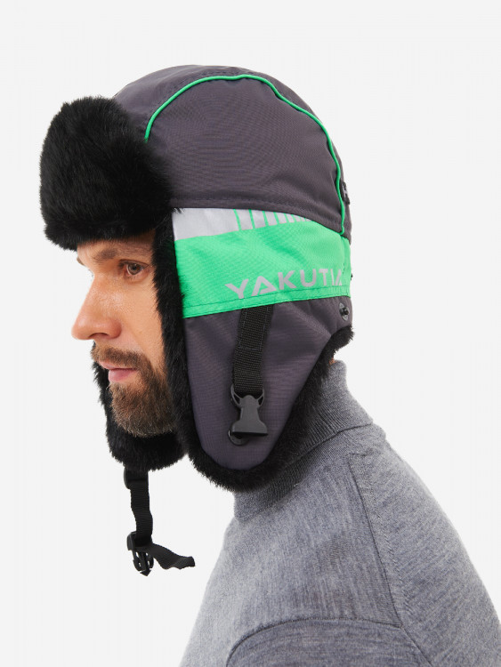 Шапка-ушанка мужская зимняя меховая Huntsman Yakutia