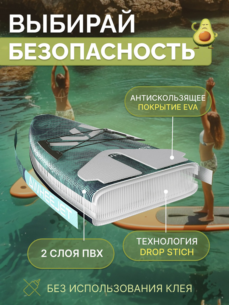 SUP-доска WheeJet Summer Line Mr.Avo 320x81x15