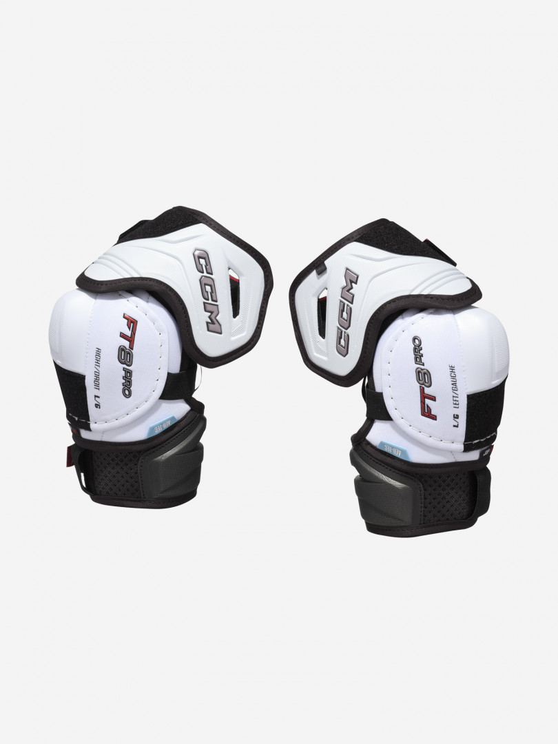 фото Налокотники хоккейные детские ccm jetspeed ft8 pro jr, белый
