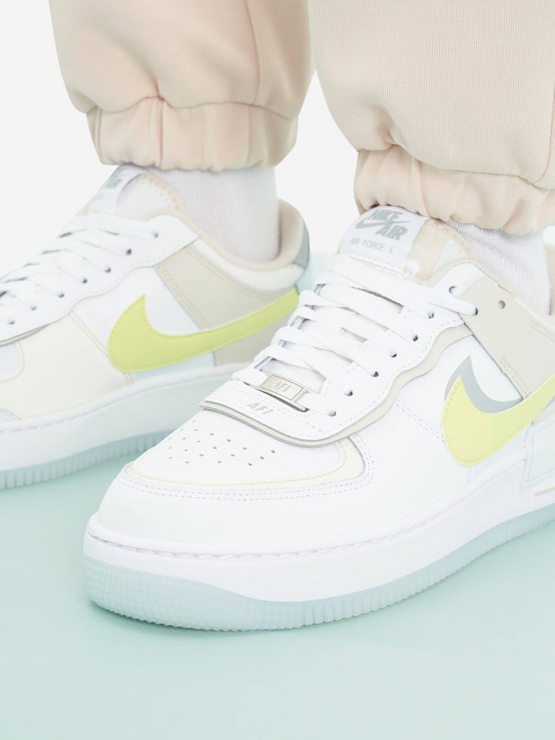 фото Кеды женские nike air force 1 shadow, белый