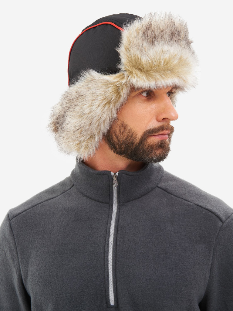 Шапка-ушанка зимняя мужская Huntsman Siberia Breathable меховая мембранная