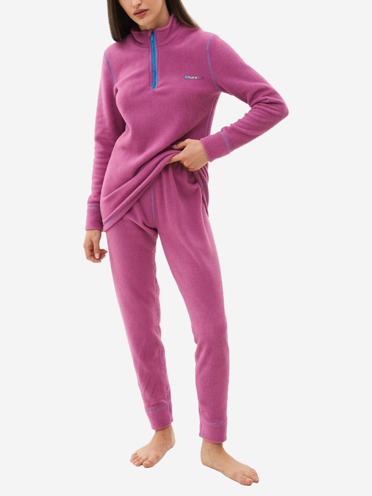 Термобелье HUNTSMAN Thermoline ZIP женское на молнии флисовое второго слоя для охоты и рыбалки