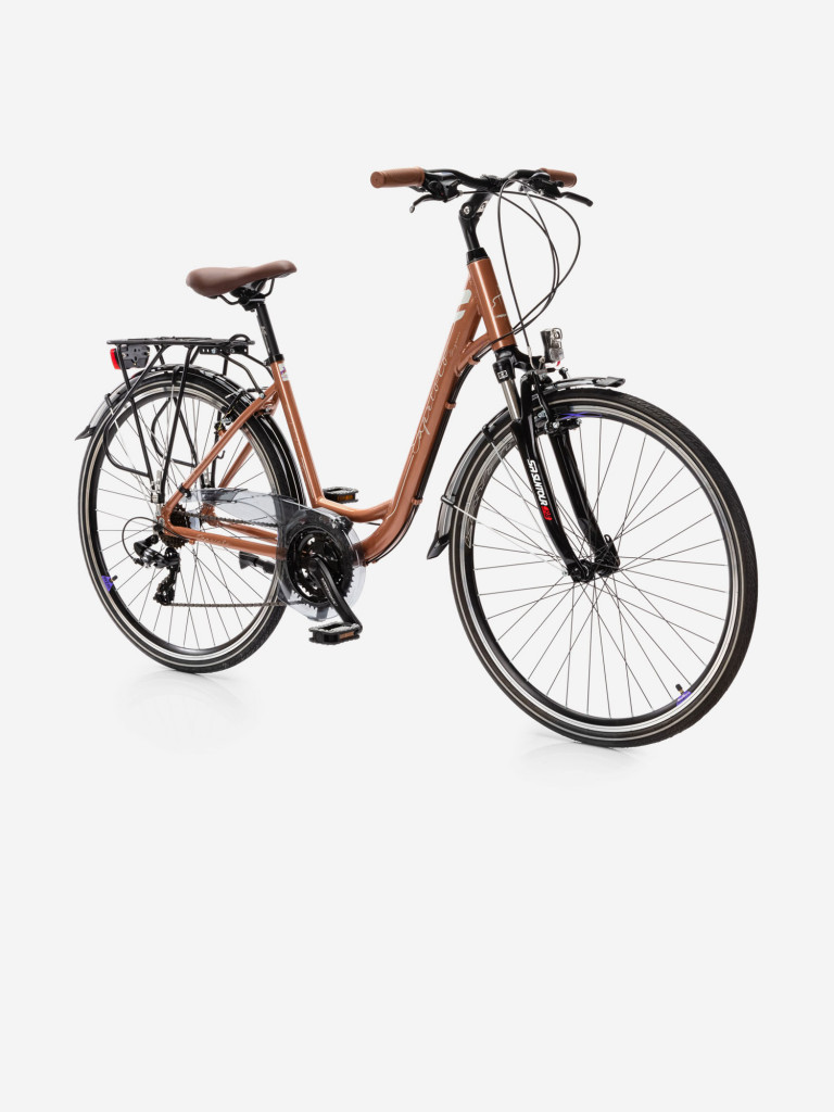 Велосипед CAPRIOLO TOURING ELEGANCE LADY (3 X 7), рама алюминий 18'', колёса 28'' (бронзовый)