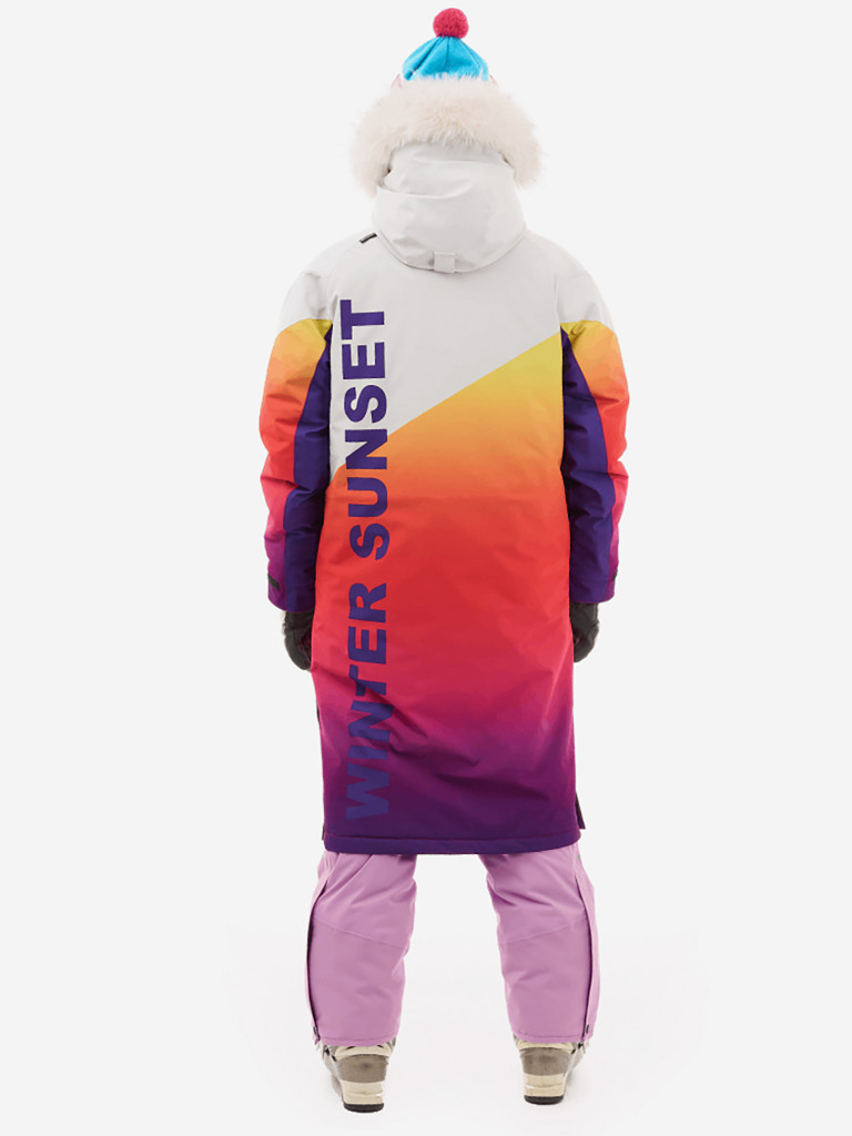 Плащ зимний женский снегоходный Dragonfly RACE COAT WINTER SUNSET 2025