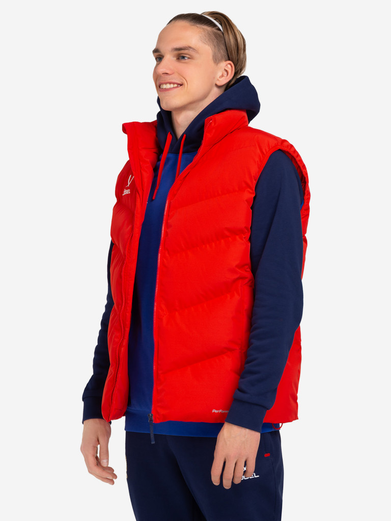 Жилет утепленный Jogel NATIONAL PerFormPROOF Padded Vest, цвет красный