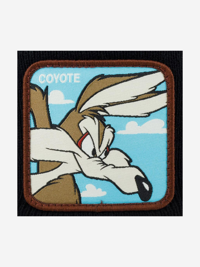 Шапка с отворотом CAPSLAB CL/LOO5/1/BON/COY1 Looney Tunes Wile E. Coyote (черный)