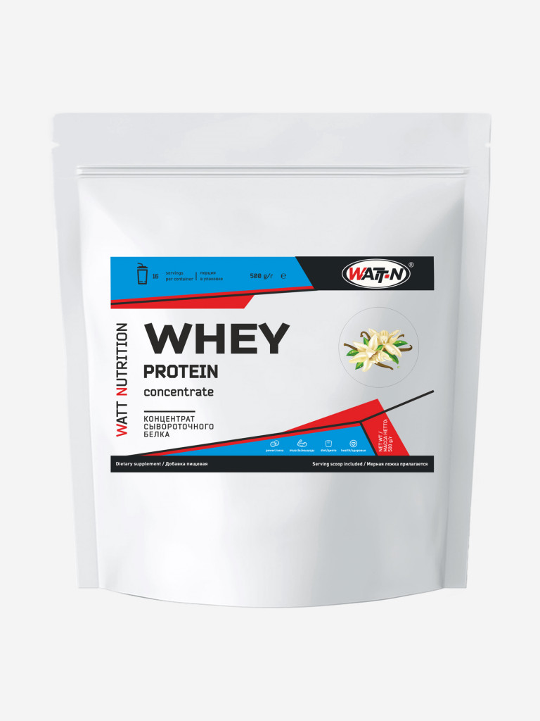 Протеин сывороточный Whey Protein Concentrate 80%, Ваниль 500 гр