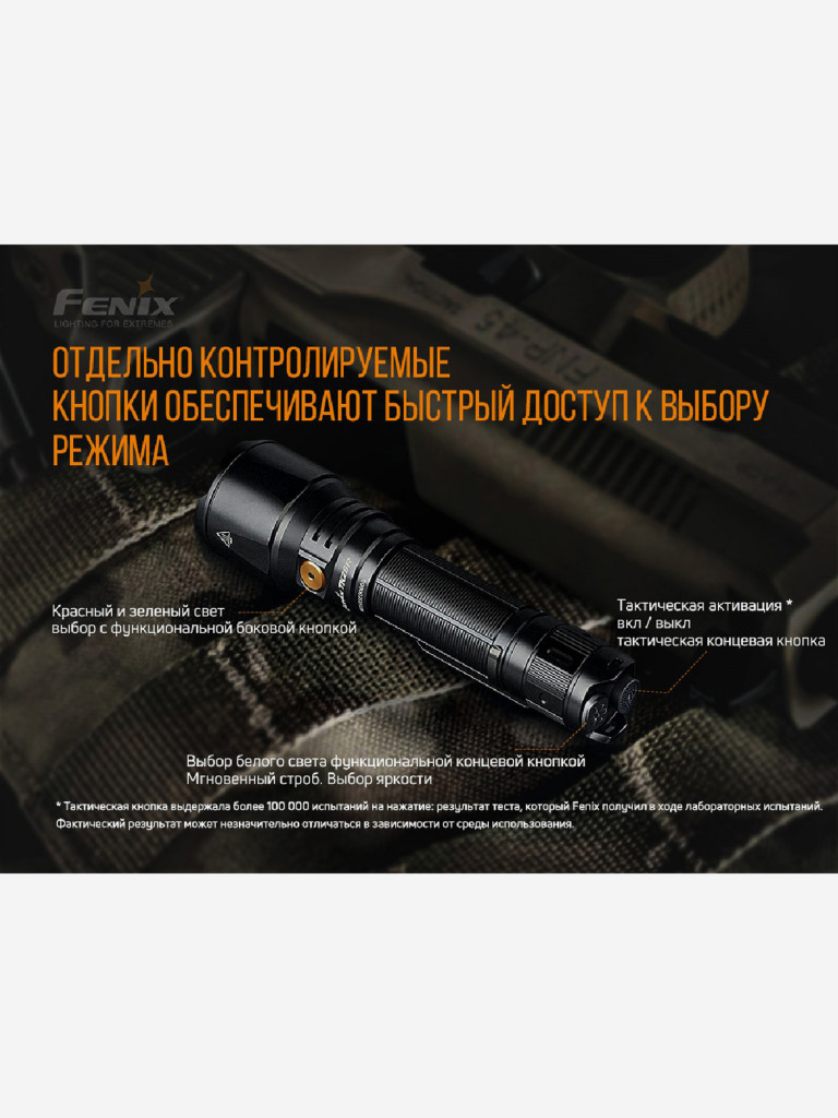 Фонарь Fenix ручной TK26R, 1500 Лм