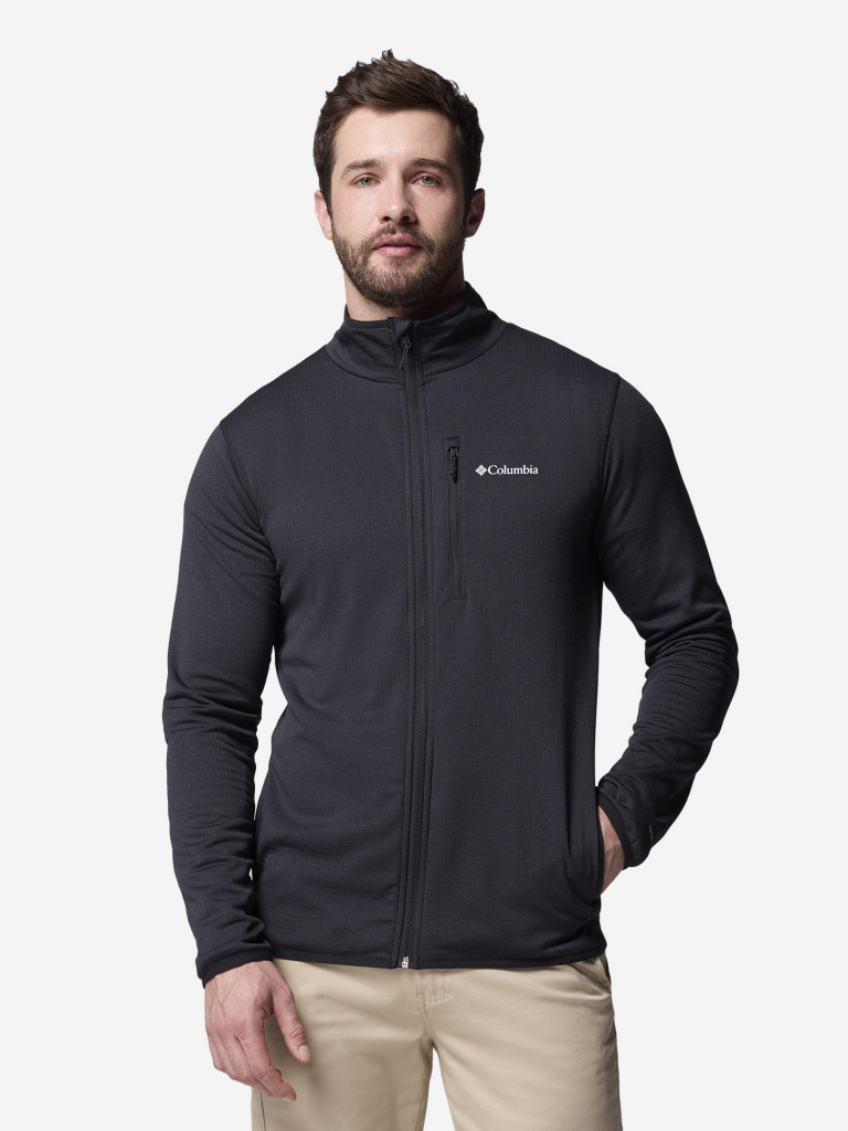 Толстовка мужская Columbia Essential Hike Grid Fleece Full Zip