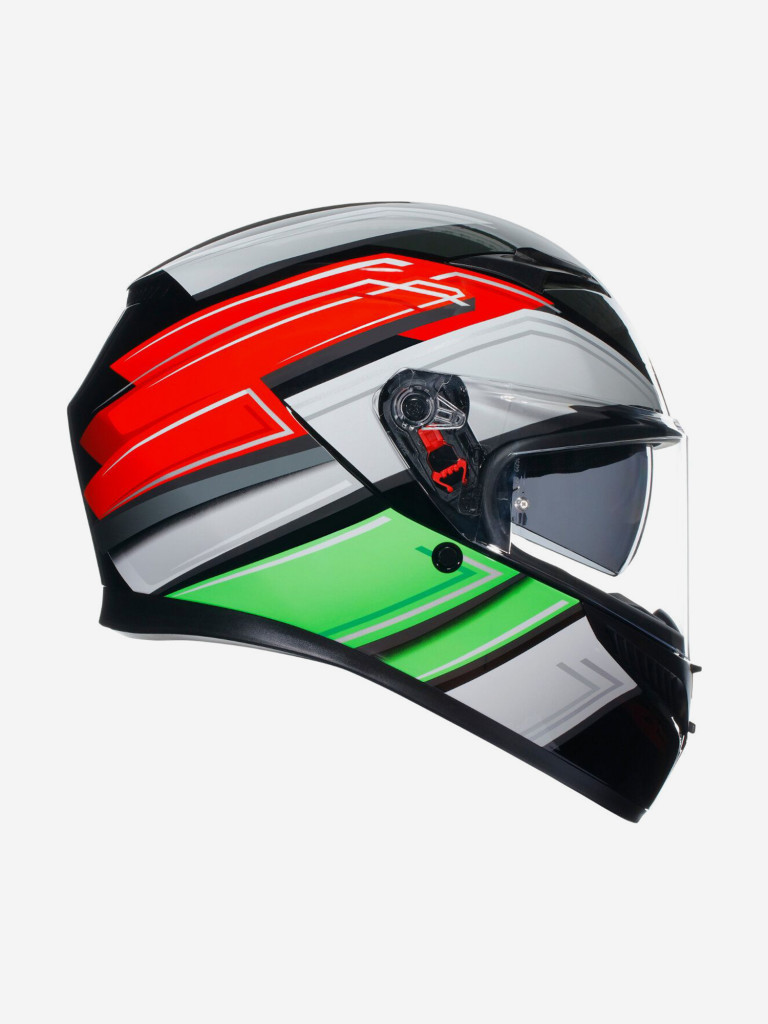 Мотошлем интеграл AGV K3 E2206 MPLK Wing Black/Italy