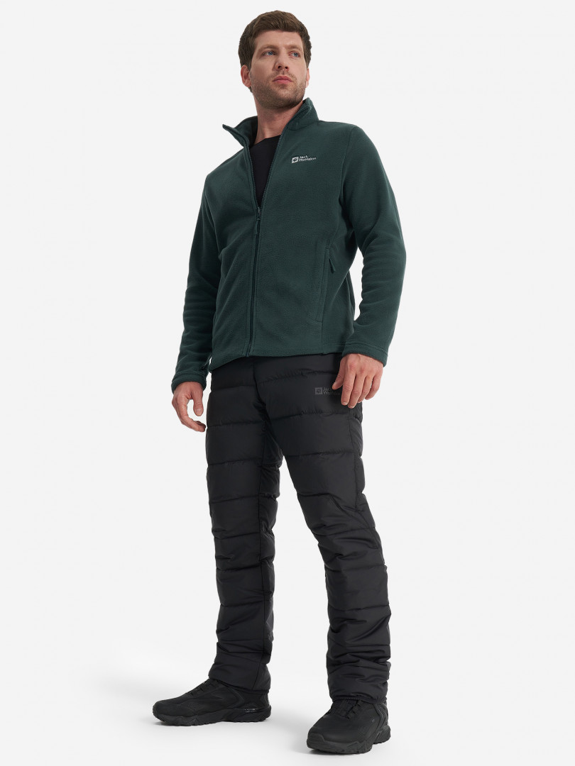 Джемпер флисовый мужской Jack Wolfskin Winterstein 31573570299 Зеленый, размер 54, 56,50, 52,48,58, фото 4