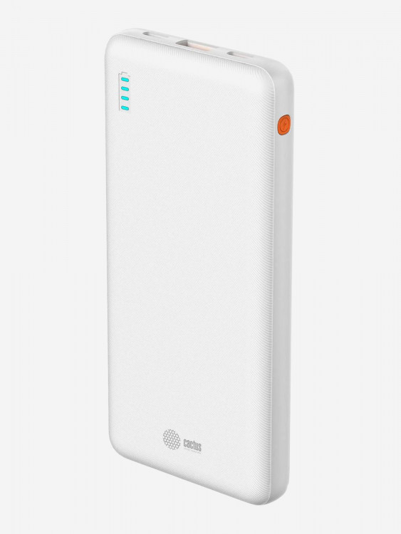 Внешний аккумулятор Cactus CS-PBFSBA-10000, 10000мAч, белый