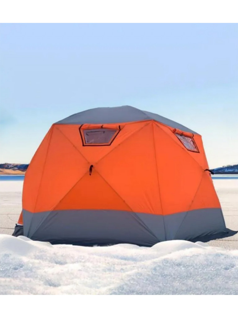 Зимняя палатка Terbo-Mir 2022 четырехслойная мобильная баня для кемпинга и рыбалки