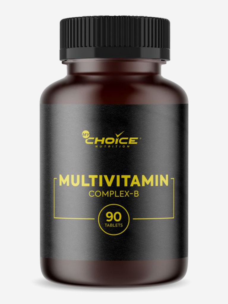MyChoice Nutrition, БАД к пище Multivitamin Complex-B (Мультивитамины Комплекс-B) 500 мг, 90 табл.