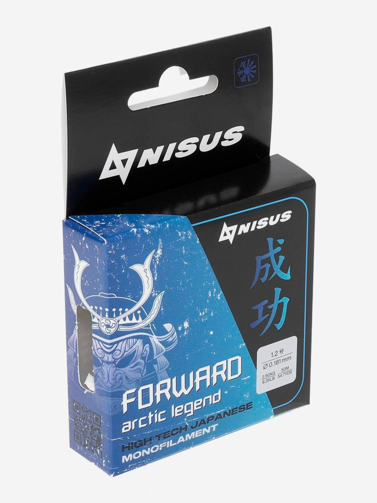 Леска для рыбалки Nisus FORWARD ARCTIC LEGEND Nylon 0,181мм, 50м, 2,9кг, прозрачный