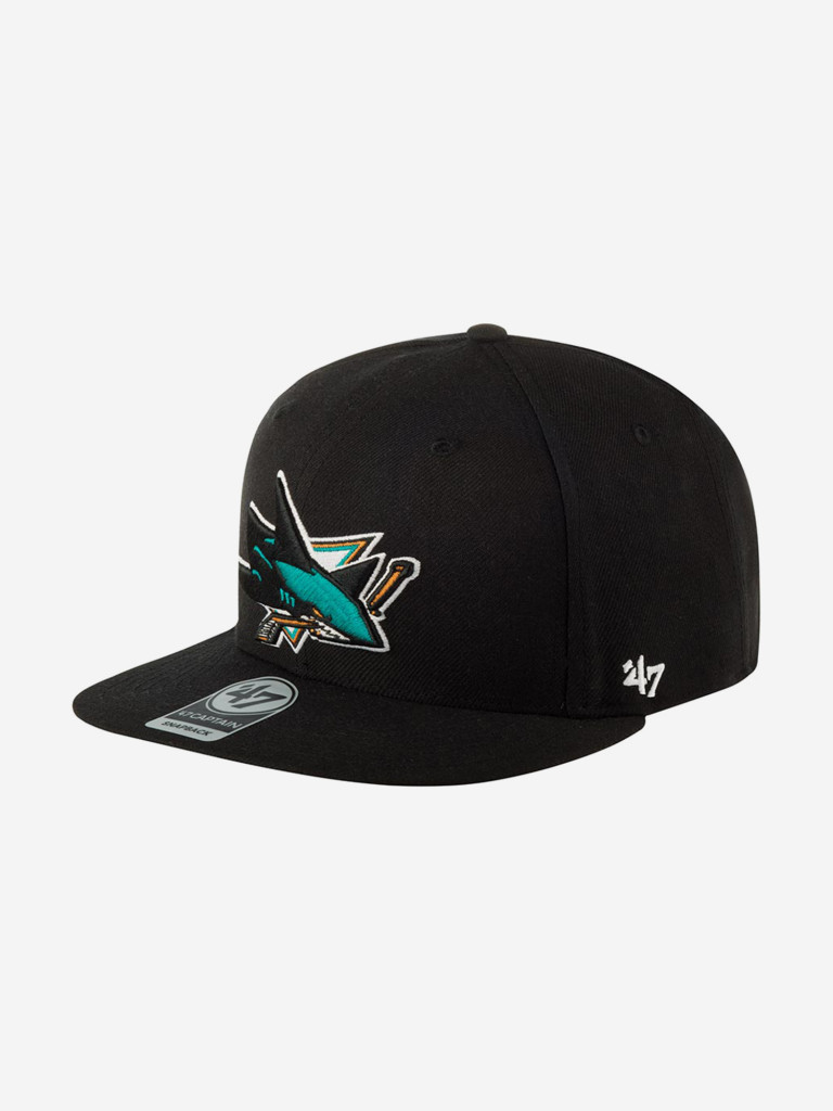 Бейсболка с прямым козырьком 47 BRAND H-NSHOT22WBP San Jose Sharks NHL