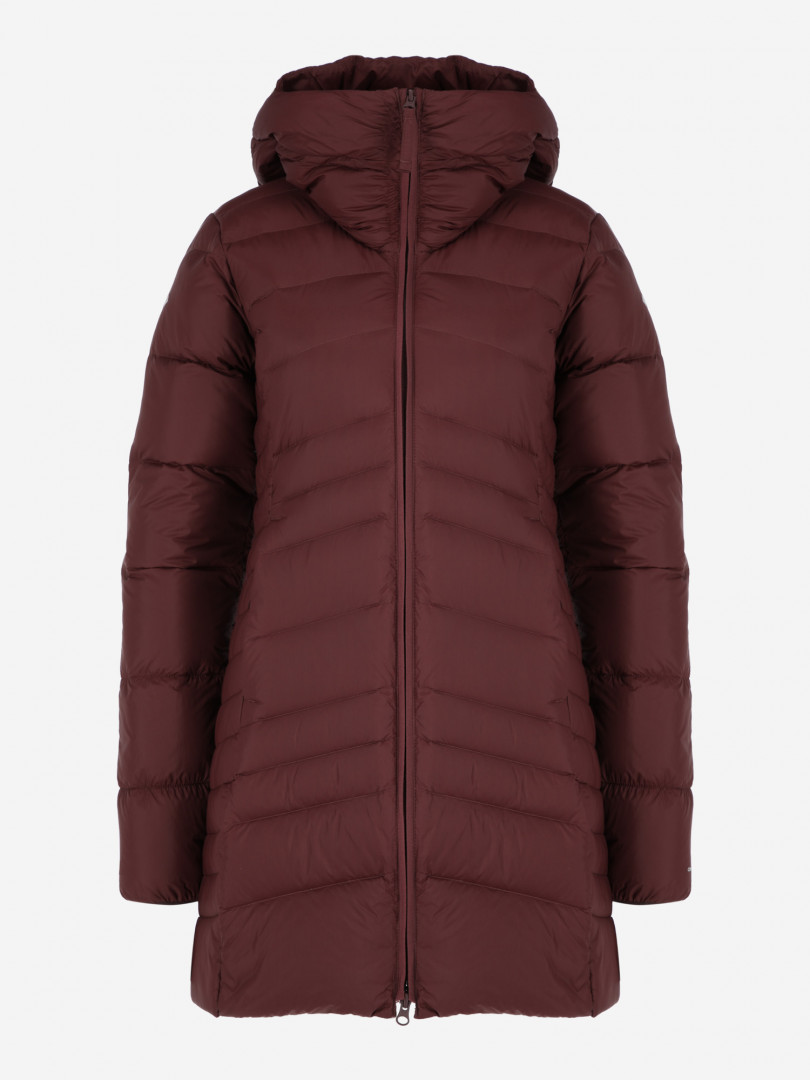 фото Куртка пуховая женская columbia autumn park down mid jacket, красный