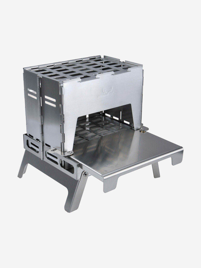 Складная печь-щепочница Winnerwell Stainless Steel , нерж. ст. AISI 304