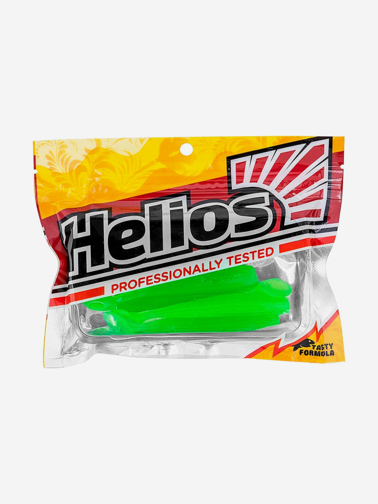 Мягкая приманка Helios Chebak, 3,15'' / 8 см, Electric green, 7 шт (HS-3-007)