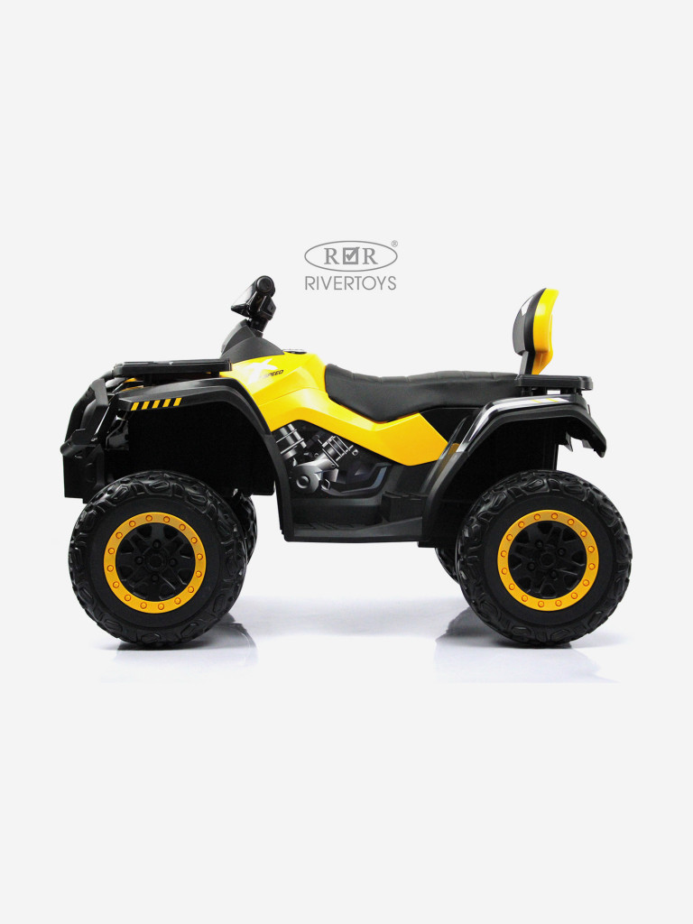 Детский электроквадроцикл RIVERTOYS T001TT 4WD желтый
