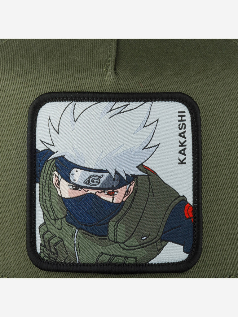 Бейсболка с сеточкой CAPSLAB CL/NS/3/KAK1 Junior Naruto Kakashi (оливковый)