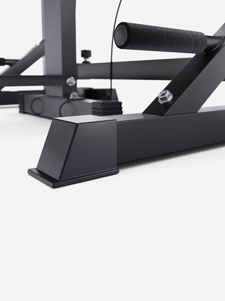 Прямая скамья со стойками под штангу DFC AKYEN