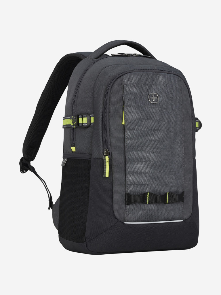 Рюкзак WENGER NEXT Ryde 16", антрацит/черный, переработанный ПЭТ/Полиэстер, 32х21х47 см, 26 л.