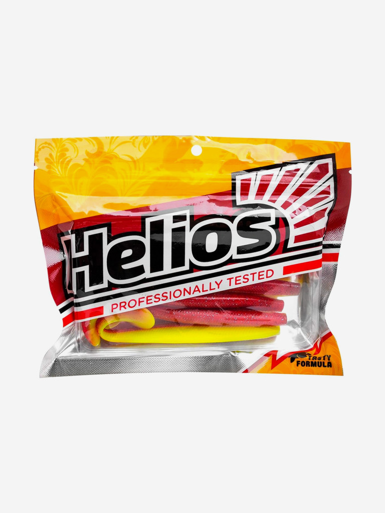 Мягкая приманка Helios Trofey, 5,5'' / 14 см, Red Lemon, 4 шт (HS-25-050)