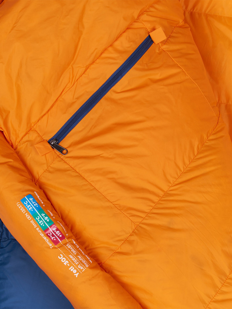 Спальный мешок пуховый Red Fox Yeti-30C правосторонний