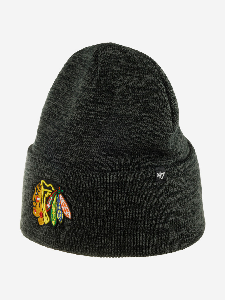 Шапка с отворотом 47 BRAND H-TBNCL04XXE-CC Chicago Blackhawks NHL (серый)
