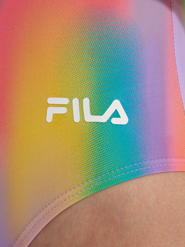 Купальник слитный для девочек FILA