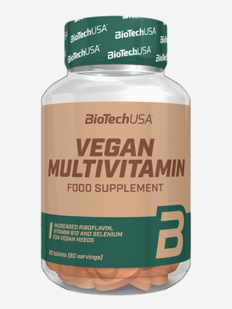 Витаминно-минеральный комплекс для веганов BiotechUSA Vegan Multivitamin, 60 таб.
