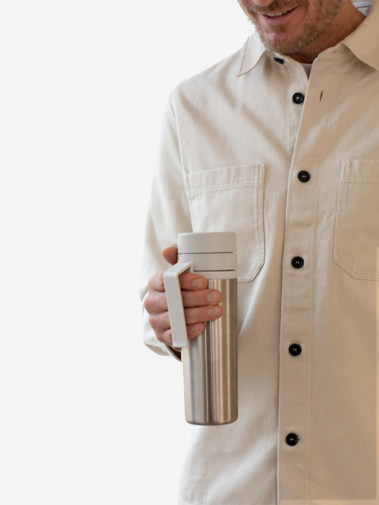 Термобутылка Brabantia "Make&Take" 500мл светло-серый 228667