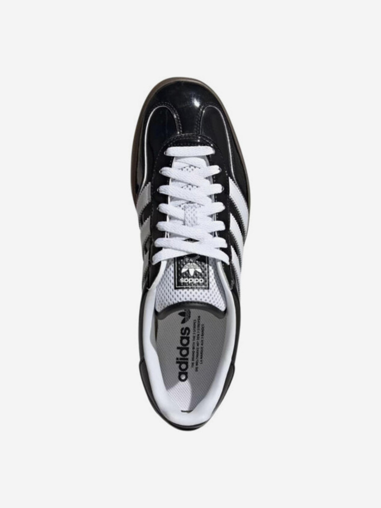 Кеды Adidas Gazelle Indoor Core Black Patent Leather