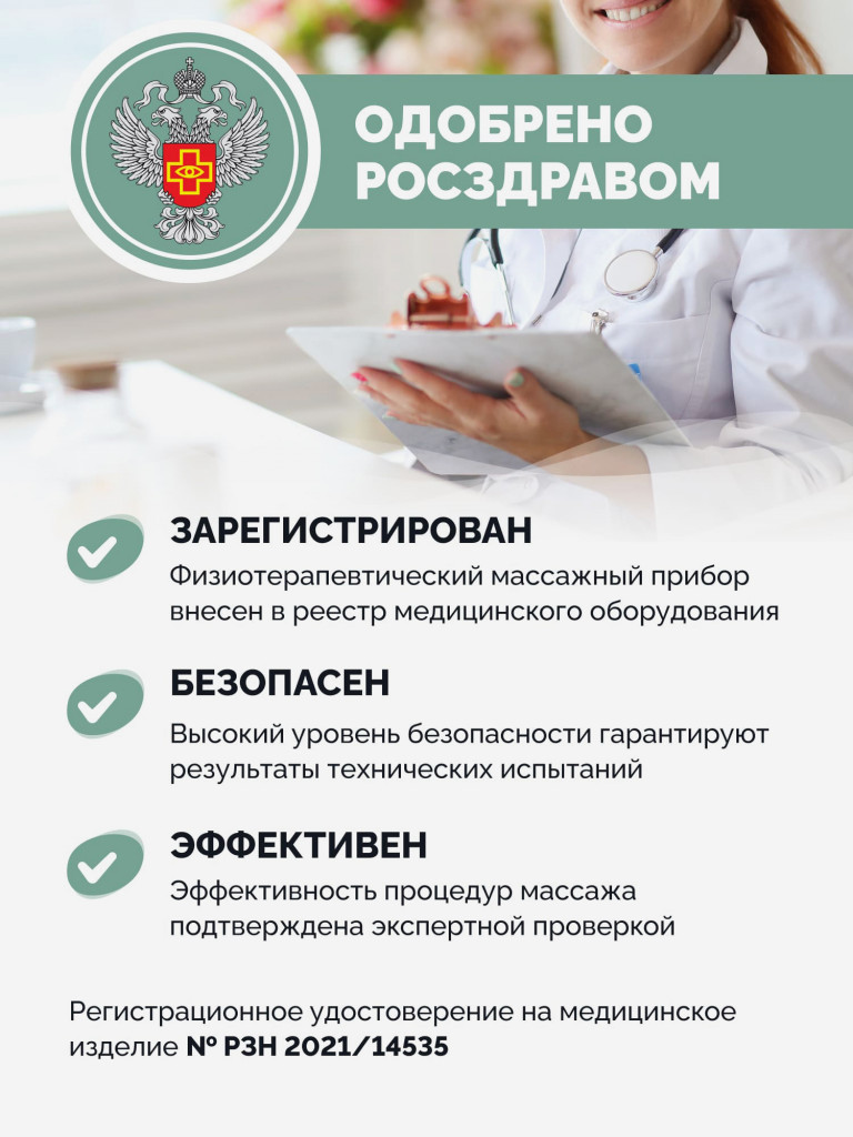 Массажная подушка GESS uShiatsu, электрический массажер для тела