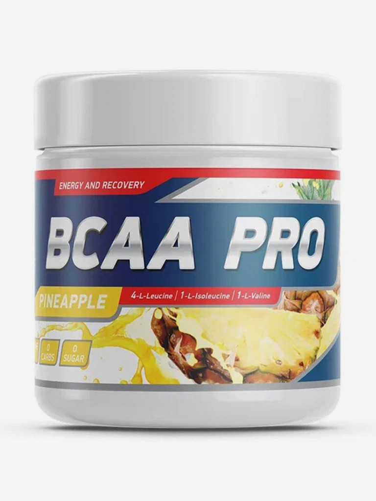 Аминокислоты BCAA PRO 250 g Ананас Geneticlab Nutrition