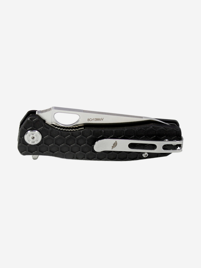 Нож Honey Badger Leaf L (HB1288) с чёрной рукоятью