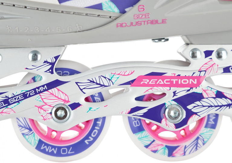 Роликовые коньки детские Reaction Rainbow Girl