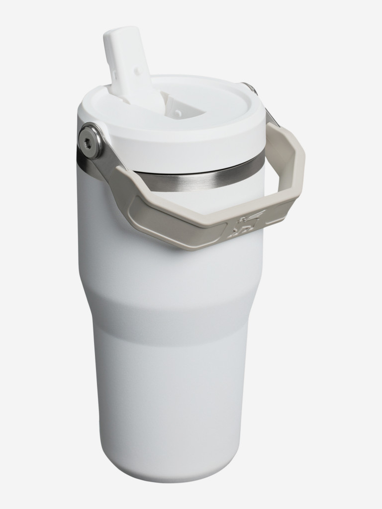Термокружка Stanley IceFlow Flip Straw 2.0 Tumbler, 600 мл, белая