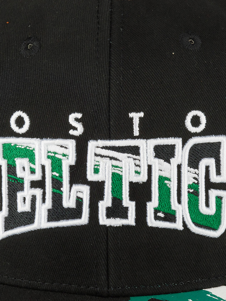 Бейсболка MITCHELL NESS HHSS5989-BCEYYPPPBLCK Boston Celtics NBA (черный)