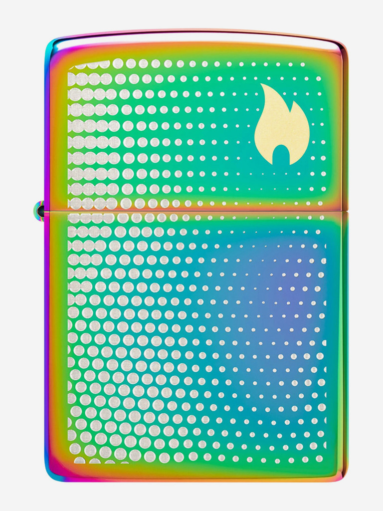 Зажигалка бензиновая ветроустойчивая Zippo Dot Matrix Multi Color