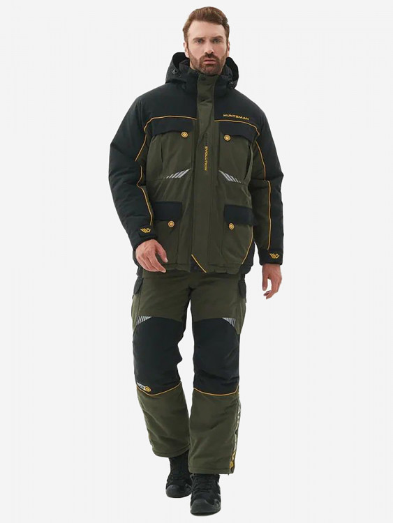 Костюм мужской Huntsman Канада V-2 зимний мембранный на флисе из ткани Исландия для охоты и рыбалки