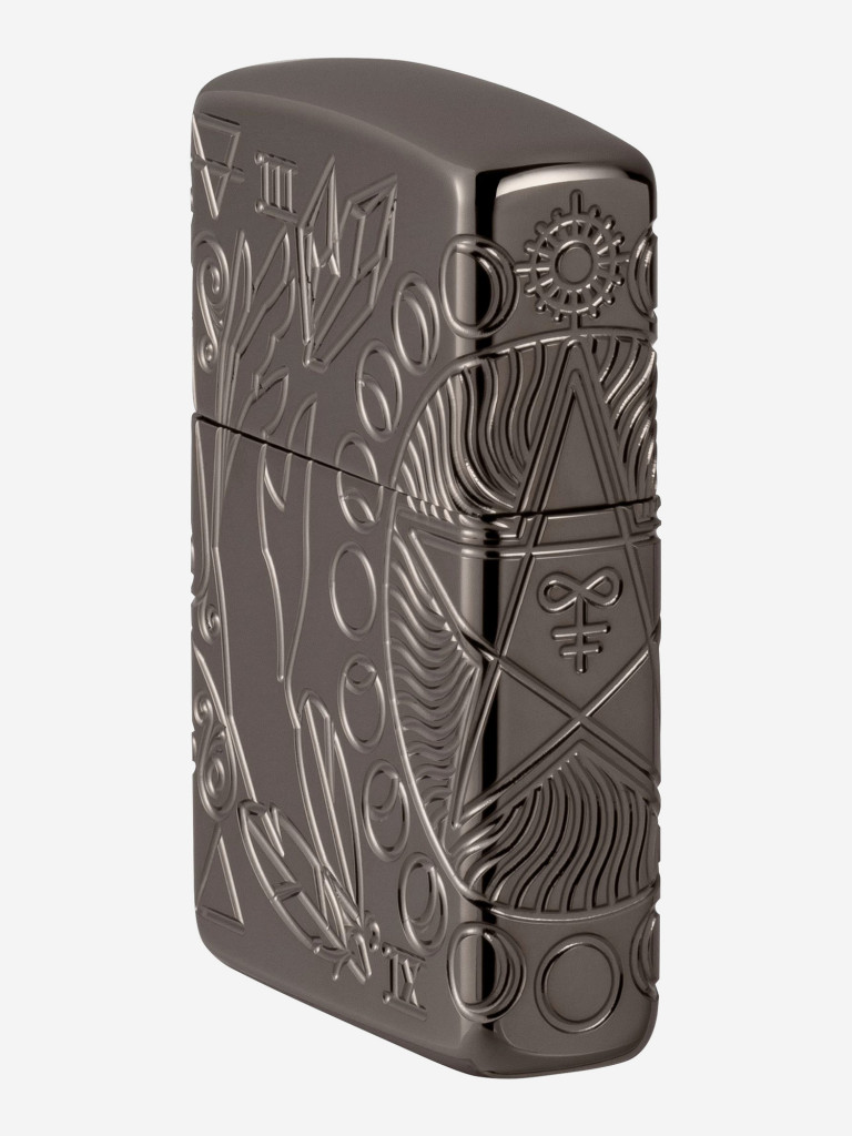 Зажигалка бензиновая ZIPPO 49689 Armor Wicca