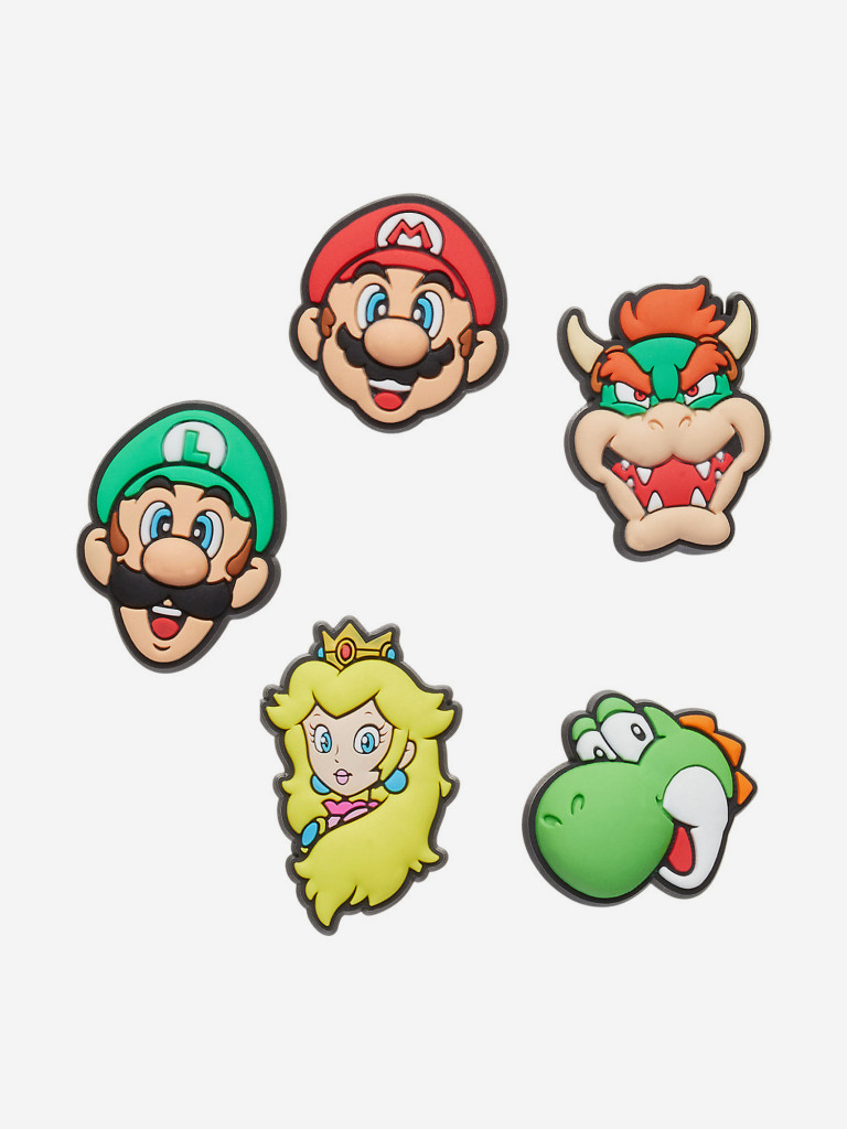 Украшение для обуви Crocs Super Mario 5 Pack