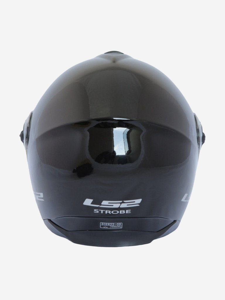 Мотошлем FF325 STROBE SNOW Solid LS2 (черный глянцевый)
