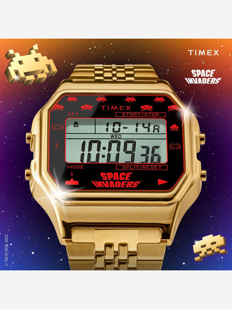 Спортивные часы TIMEX TW2V30100, Электронные, 34 мм, с подсветкой Indiglo
