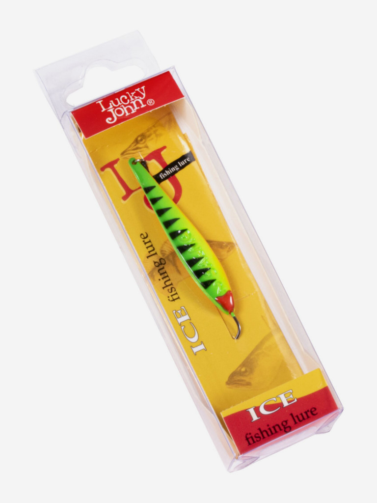 Блесна вертикальная Lucky John зимняя MODEL S-2 с впаянным крючком, вес 3 г