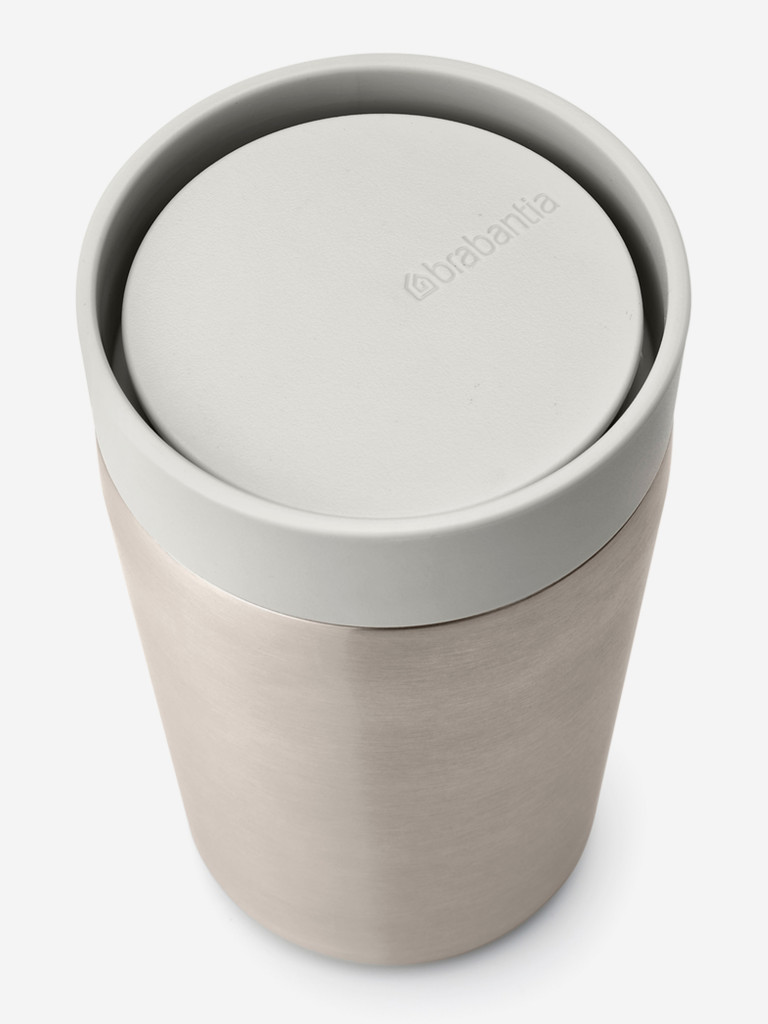 Термокружка Brabantia "Make&Take" 200мл светло-серый 228742