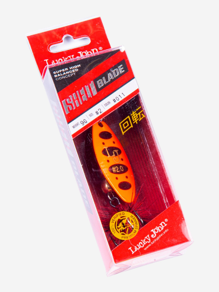 Блесна вращающаяся Lucky John SHELT BLADE 2, вертушка LJSB02-011, вес 9 г